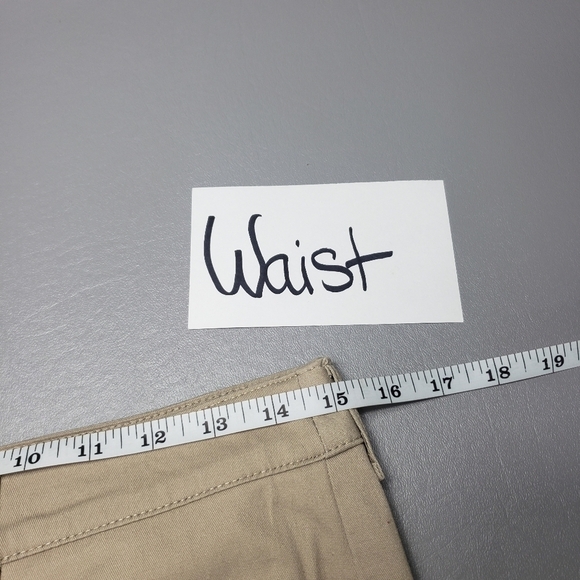 classroom uniforms juniors khaki tan straight leg pants juniors size 5/6 - Picture 8 of 12